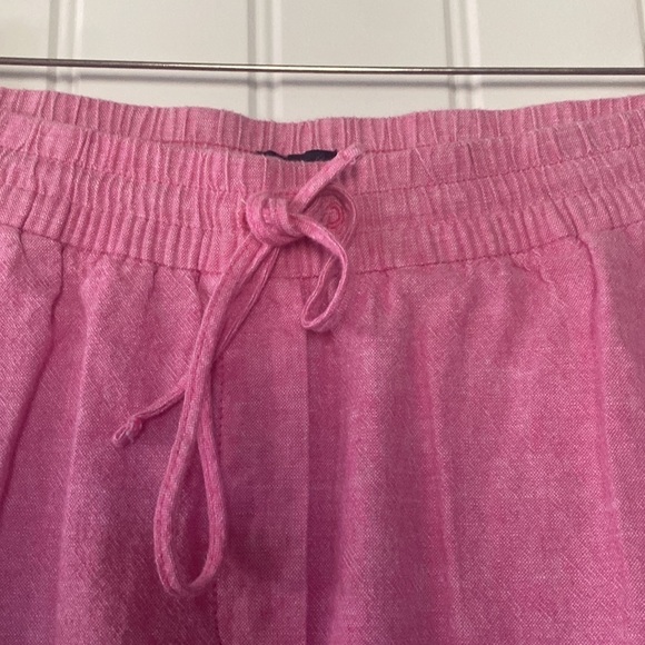 J.Crew Linen Blend Pull on jogger pants Size 4 - Picture 3 of 7